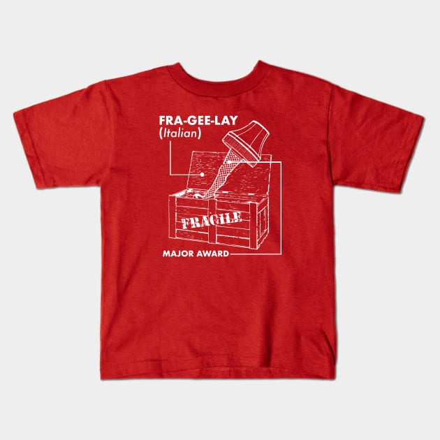 A Christmas Diagram Kids T-Shirt by PopCultureShirts